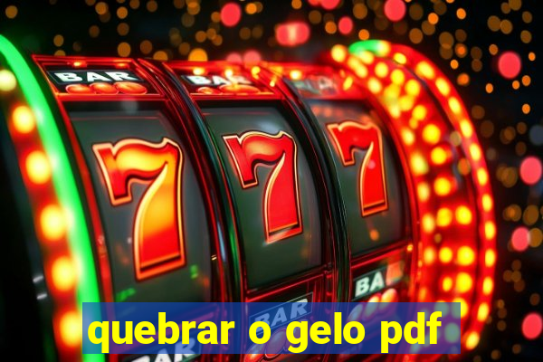 quebrar o gelo pdf